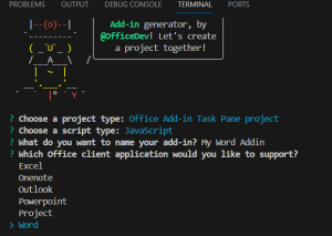 Creating Your First Microsoft Word Addin Using JavaScript - 25scripts